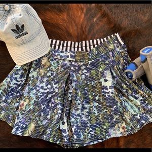 Lululemon skort floral and stripes